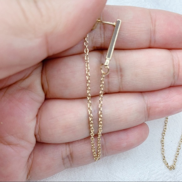 ❣️$25/3❣️ Front & Back Long Dangle Earrings - Picture 6 of 9